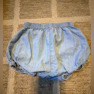 Zara Sky Blue Denim Shorts/ Bloomers